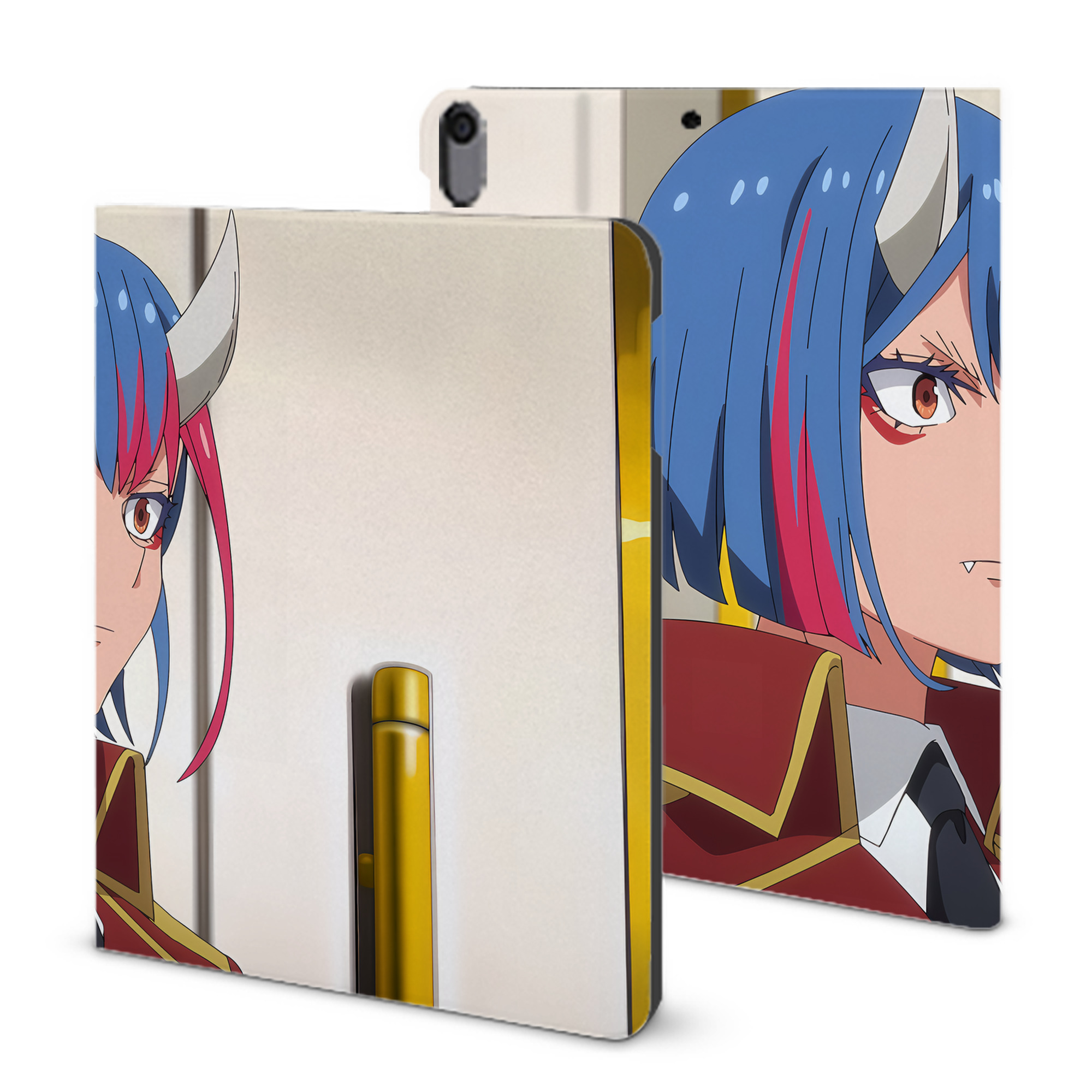 （画像用） 転スラ Regarding Reincarnated to Slime IPad ケース ブック型 PUレザー TPU 耐衝撃 軽量 薄型 ペン収納なし 全面保護 IPad 各モデル対応